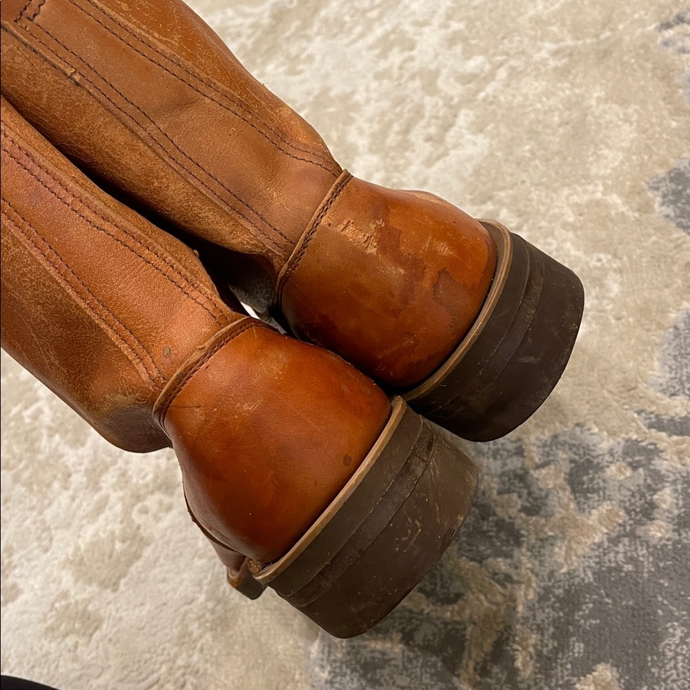 RARE Vintage
Sz 7.5 D Chippewa USA
Western Cowboy Boots Men's Leather - Picture 11 of 13